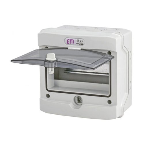 Quadro de fusíveis exterior IP65, fila única, 8UH ETI