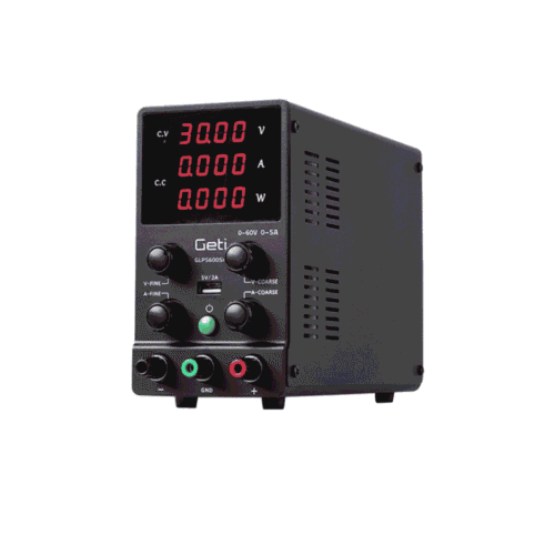 Fonte de alimentação GETI GLPS6005H 0–60 V / 0–5 A