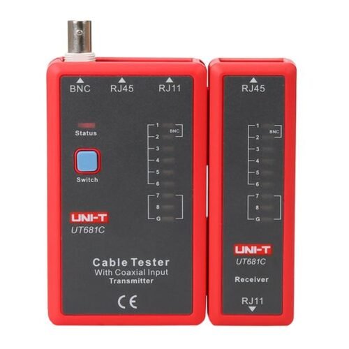 UNI-T UT681C Testador de Cabos (RJ45, RJ11, BNC)