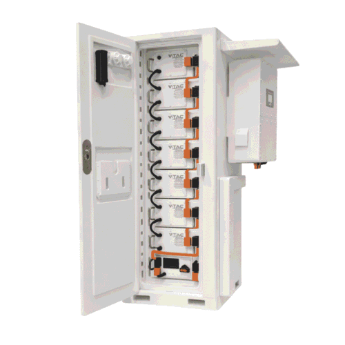 Bateria LiFePO de alta tensão V-TAC 100 kWh