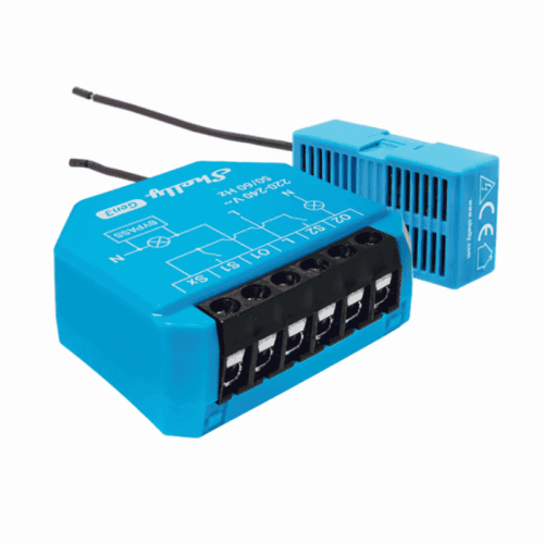 Shelly 2L Gen3, relé inteligente para iluminação sem passagem por zero, Wi-Fi, 200 W