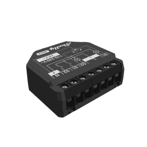 Shelly 2PM Gen3, relé inteligente de 2 canais com medição de energia e controlo de estores