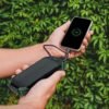 Power bank portátil, carregamento sem fios, painel solar, 30.000mAh, V-Tac