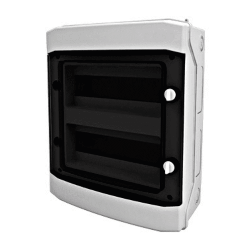 Painel de fusíveis para exterior, IP65, 2 filas, 24U, Schrack