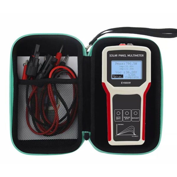800W MPPT Multímetro Tester para Painéis Fotovoltaicos, Elejoy