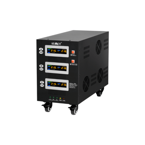 URZ3437-30-1.png Estabilizador de Tensão Servo Motor Automático de 30 kVA, KEMOT